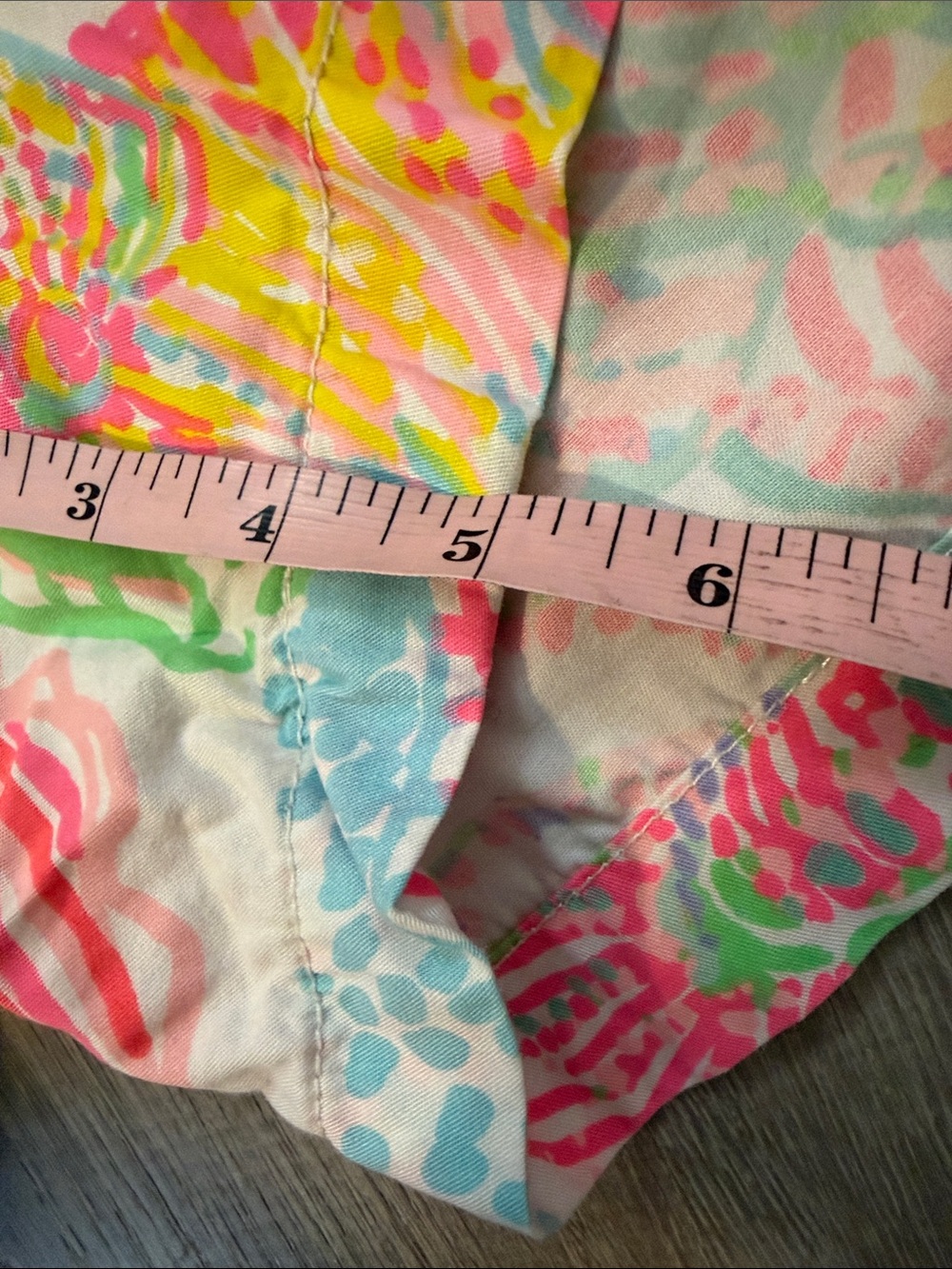 Lilly Pulitzer Sz 6 The Callahan Casual Summer Vibrant Multicolor Women’s Shorts - Picture 5 of 8